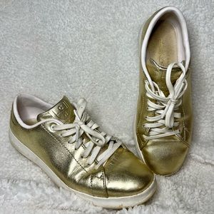 Cole Haan gold grand pro size 7
